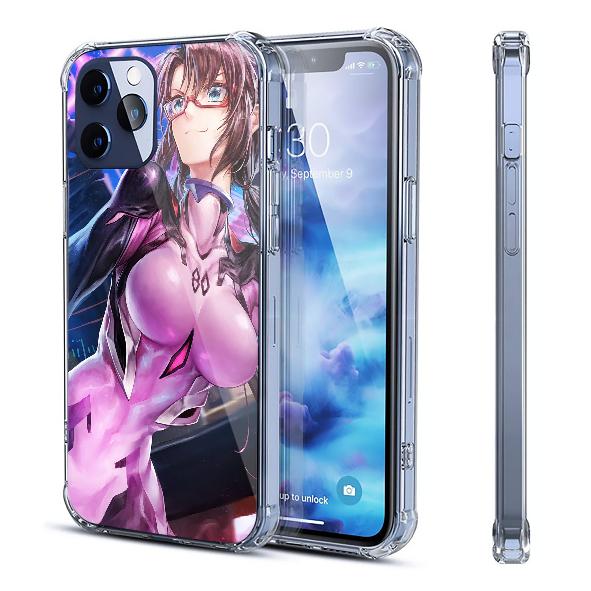 （画像用） EVA 新世紀エヴァンゲリオン 【iPhone 12シリーズ対応】透明スマホケース（クリアソフトケース）